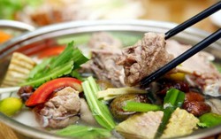 Vịt om sấu - Món ngon cho ngày mát 