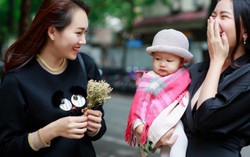 Như Thảo mang con gái 1 tuổi ra Bắc đón lạnh cùng bạn thân Ngọc Thạch