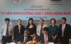 Hợp tác tư vấn dinh dưỡng cho 1 triệu bệnh nhân
