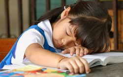 Nghỉ hè, trẻ vẫn phải đánh vật với cả núi bài tập mẹ giao