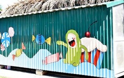 Nhà bán trú cho học sinh bằng container