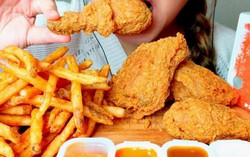 Ăn gà rán hằng ngày có thể làm tăng 13% nguy cơ tử vong