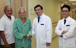 Thay van tim thành công, cụ ông 90 tuổi đi lại được sau 7 năm liệt giường