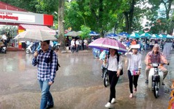 Hà Nội sẽ có mưa rào trong ngày thí sinh dự thi vào lớp 10