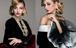 Đẹp như đóa hồng với style trang điểm và làm tóc cổ điển