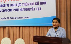 Cứ 10 phụ nữ khuyết tật thì có 4 người từng bị bạo lực tình dục