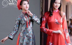 Dàn thí sinh Miss Photo 2017 hút mắt trong áo dài màu Đỏ