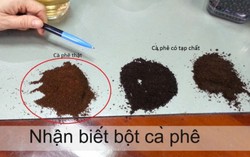 Cách nhận biết cà phê nguyên chất với hóa chất, bắp rang
