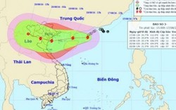 Bão số 3 hướng vào Quảng Ninh