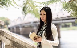 'Nàng thơ xứ Huế' Ngọc Trân khoe vẻ đẹp ngọt ngào, trong sáng