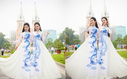 Hoa khôi Hương Giang, Á khôi Thạch Thảo hóa cặp đôi Long - Phụng