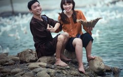 Cặp đôi phá cách chụp ảnh cưới cùng đàn vịt