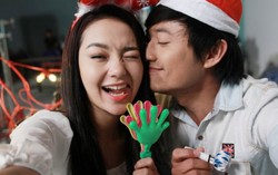 Minh Hằng, Quý Bình 'quậy phá' trước Noel