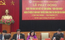 Phát động cuộc thi báo chí "Dân vận khéo"