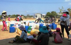 'Làng khát' ở Ninh Thuận