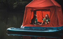 Lều nổi siêu bền dùng cho người dân vùng lũ lụt
