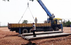 Dự án xây chợ ở Hoàng Mai (Nghệ An): Chưa hoàn thiện thủ tục đã ồ ạt thi công?