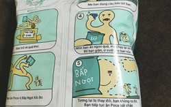 Mẹ sốc vì hình ảnh, lời lẽ phản cảm trên gói bim bim mua cho con 