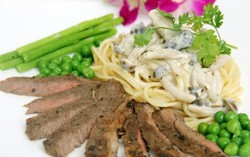 Bò xốt kem nấm ngon tuyệt