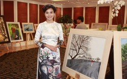 Họa sĩ Lương Giang triển lãm tranh ủng hộ 2.000 trẻ em Lào Cai