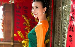 Mỹ nhân Việt xúng xính áo dài đón Tết