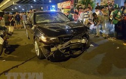 Một phụ nữ lái BMW gây tai nạn liên hoàn làm nhiều người thương vong