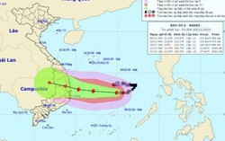 Bão số 6 giật cấp 15, tăng tốc hướng vào Quảng Ngãi - Khánh Hòa