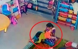 Bé 9 tháng tuổi bị nứt hộp sọ vì bảo mẫu ném xuống sàn