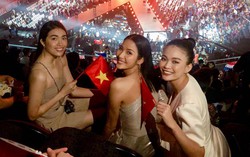 Hoàng Thùy, Mâu Thủy, Lệ Hằng sang Thái Lan cổ vũ, tự hào khi H'Hen Niê vào Top 5 Miss Universe 2018