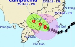 Bão đang đi vào đất liền, mưa lớn 200 - 300mm