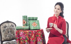 “Hoa hậu Sao Mai” Thanh Thanh đẹp hút hồn với áo dài Tết