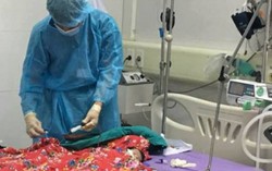 Bé 45 ngày tuổi rơi vào nguy kịch vì ho kéo dài