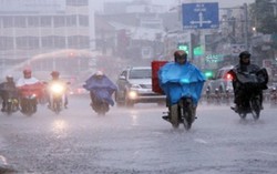 Mưa lớn diện rộng ở Bắc bộ, đề phòng lốc sét và gió giật mạnh
