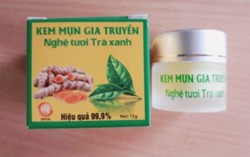 Kem trị mụn chưa được cấp phép vẫn đưa ra thị trường tiêu thụ