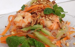 Gỏi tôm trộn miến