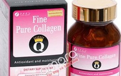 Thực phẩm Fine Pure Collagen Q ngang nhiên quảng cáo giúp xóa nếp nhăn