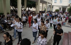 Bắt đầu kỳ thi ĐH đầu tiên năm 2016