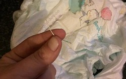 Bà mẹ 3 con sửng sốt phát hiện kim trong bỉm Pampers