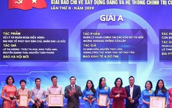 Báo PNVN đoạt Giải báo chí về Xây dựng Đảng & hệ thống chính trị của TP Hà Nội