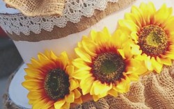 Tự thiết kế thùng đựng tiền mừng hình hoa hướng dương