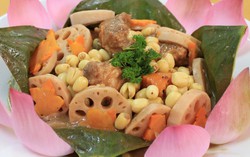 Sườn non hấp củ sen giàu dinh dưỡng và thanh mát