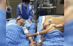 Cặp vợ chồng già lần cuối bên nhau trước khi chia lìa vĩnh viễn