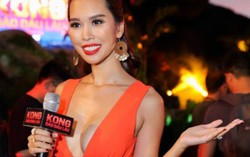 Hà Anh gọi chồng là vua sau vụ cháy ra mắt phim ‘Kong: Đảo đầu lâu’