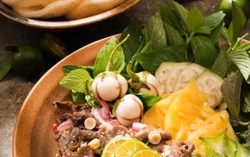Trổ tài với gỏi bò đồng quê