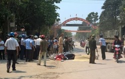 Thanh Hóa: Hai mẹ con bị xe tải cán chết thương tâm