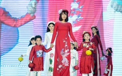 Nữ sinh ung thư vú đội tóc giả diễn thời trang