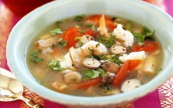 Súp nấm tôm đơn giản thơm ngon