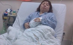 20 côn đồ hành hung bà bầu tại nhà