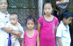 Cha bị teo não vì tai nạn giao thông, các con lay lắt