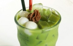 Trà xanh Nhật sữa đậu nành và mochi